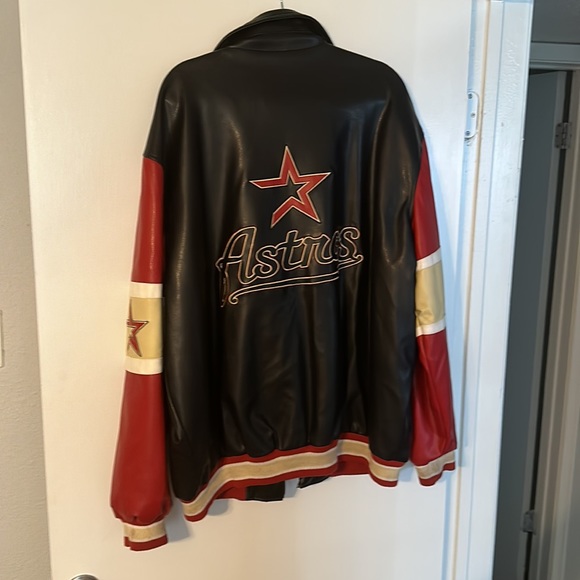 Vintage Astros genuine leather jacket mint condition - Picture 2 of 2
